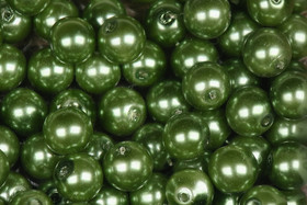  Vihreä synteettinen 7mm irtohelmi