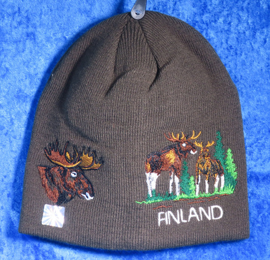 Pipo hirvi Finland, maastovihreä