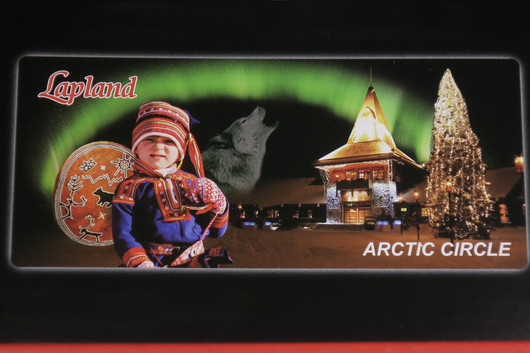 3D-Magneetti Napapiiri-Arctic circle Rovaniemi Lapland