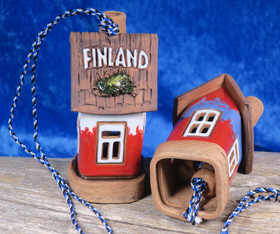 Kilikello Finland keramiikkatalo punainen