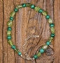 Rannekoru malakiitti ja peridootti 18-23cm Olive1