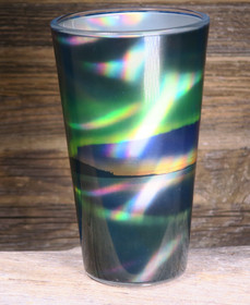 Juomalasi, olutlasi revontulet ISO 4,7dl hologrammikuvat