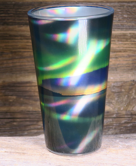 Juomalasi, olutlasi revontulet ISO 4,7dl hologrammikuvat