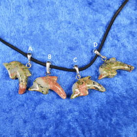 Riipus delfiini punavihreä unakiitti