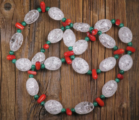 Helmet vuorikide jää-ice malakiitti koralli 65cm. Joulu2