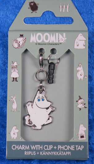 Riipus Muumi jossa myös kännykkätappi