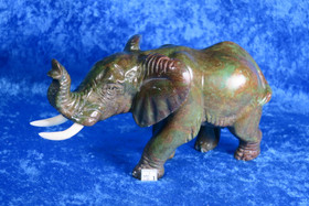 Kiviveistos Elefantti, verdiittinorsu paino 900g Muvez21