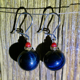 Korvakorut haukansilmä 12mm ja kvartsiitti zirkonikoristein FFK