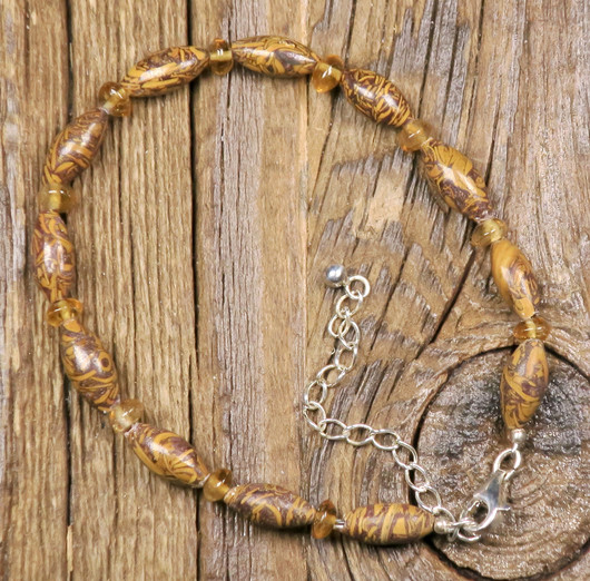 Rannekoru limoniitti ja sitriini 17-22cm LISSU