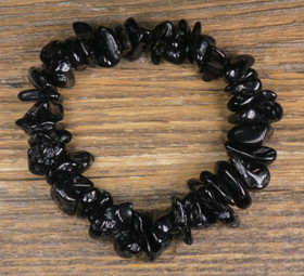 Rannekoru tektiitti musta sipsi 10-15mm