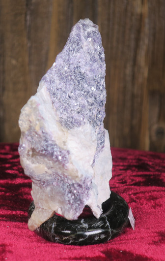 Lepidoliitti ja natrimaasälpä, anortiitti 287g 11x8x3cm