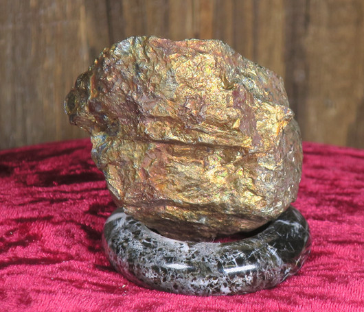 Kalkopyriitti raakapala 194g, 60x45x30mm