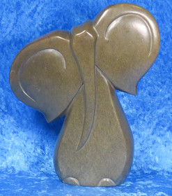 Kiviveistos serpentiini elefantti  1,5kg kivinorsu Muvez39