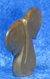 Kiviveistos serpentiini elefantti  1,5kg kivinorsu Muvez39