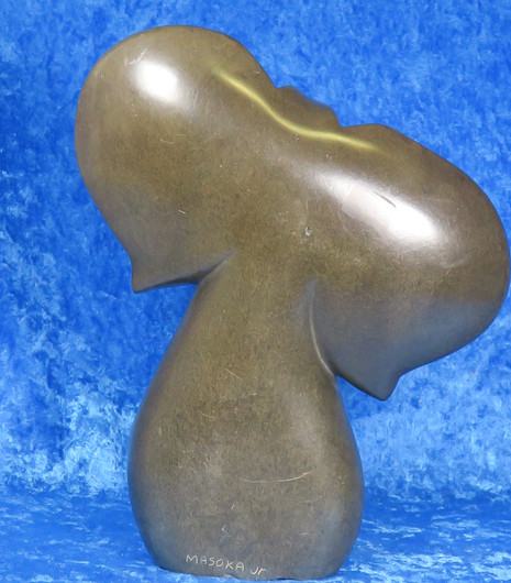 Kiviveistos serpentiini elefantti  1,5kg kivinorsu Muvez39