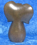 Kiviveistos elefantti serpentiininorsu 800g patsas Muvez36