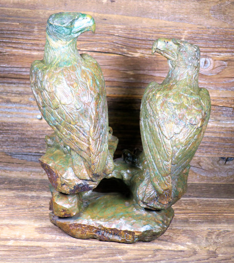 Kiviveistos kotkapari verdiittikotkat 2900g Muvez69