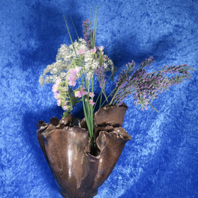 Maljakko keramiikkamaljakko ruskea iso