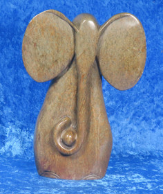 Kiviveistos elefantti 1,8kg serpentiini Muvez38