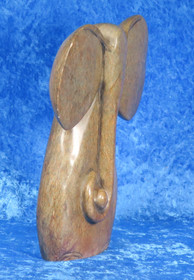 Kiviveistos elefantti 1,8kg serpentiini Muvez38