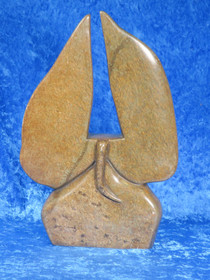 Kiviveistos elefantti serpentiini 2kg  Muvez28