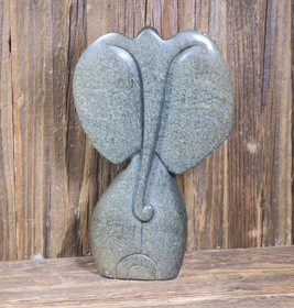Kiviveistos elefantti serpentiini  2,2kg  Muvez33