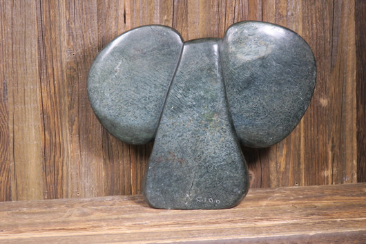 Kiviveistos elefantti  3kg serpentiini kivinorsu. Muvez31