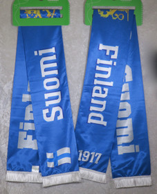 Kaulaliina Suomen leijona ja lippu huivi 16x140cm+hapsut