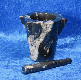 Fossiilimortteli, korkeus 12cm, sileä