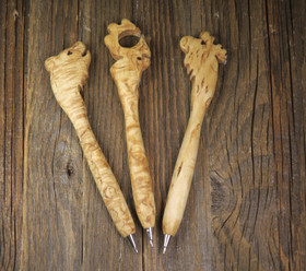 Kuivamustekynä KARHU visakoivua