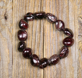 Rannekoru almandiini  granaatti rumpuhiottu