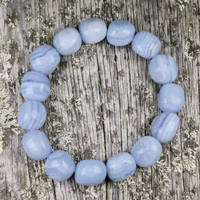 Rannekoru kalsedoni rumpuhiottu 8-15mm 