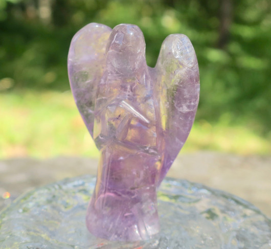 Ametisti 55mm violetti seisova kivienkeli