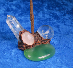 Suitsuketeline vuorikidepallo, vuorikidekärki, akaatti, ruusukvartsi 61s15