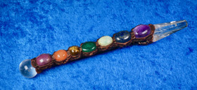 Chakrahoitosauva kaikille chakroille 170mm vuorikidekärki rubiini CPR3