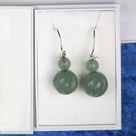 Korvakorut vihreä aventuriini kierrepallo 56kierre6