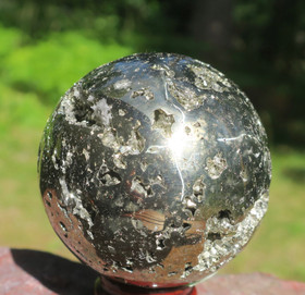 Pallo pyriitti 468g 57mm kivipallo