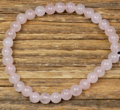 Rannekoru Ruusukvartsi 4mm lasten koko -kids