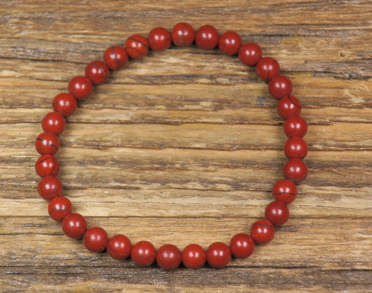 Rannekoru punainen jaspis 4mm lasten koko, kids