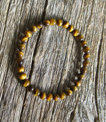 Rannekoru tiikerinsilmä 4mm, lasten koko, kids