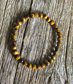 Rannekoru tiikerinsilmä 4mm, lasten koko, kids