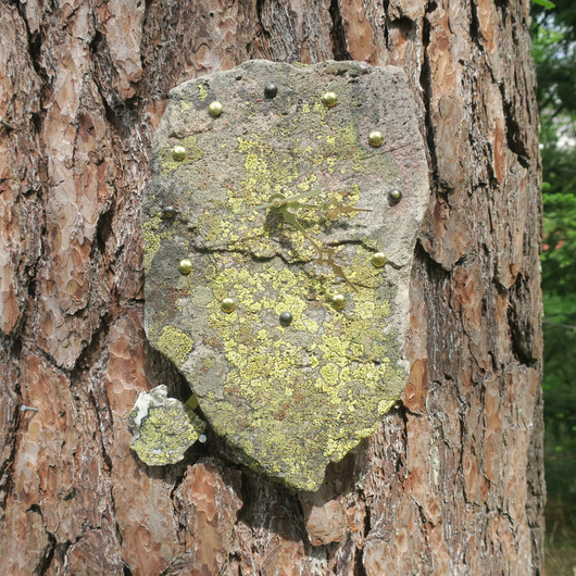 Heilurikello kvartsiitti sammalkivi seinäkello 30x25cm 310R 