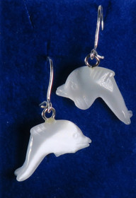 Korvakorut delfiini valkoinen kissansilmäkuitulasi