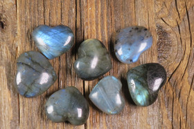 Labradoriitti sydän 9-10g n25mm Madagaskar