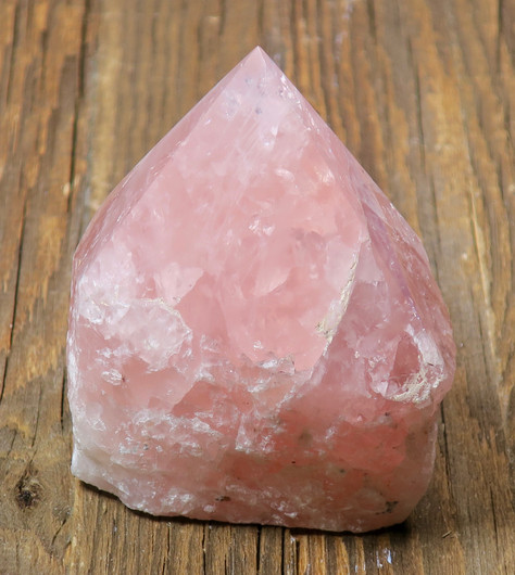 Ruusukvartsi kidekärki 441g, korkeus 8cm