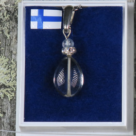 Riipus vuorikidepisara ja akvamariini zirkonikoristein VU8