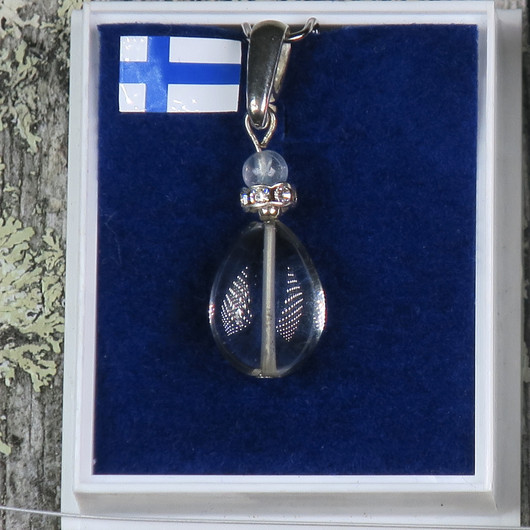 Riipus vuorikidepisara ja akvamariini zirkonikoristein VU8