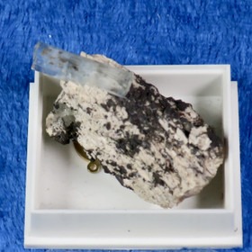 Akvamariini ja musta turmaliini kidesykerö 14g ak112 