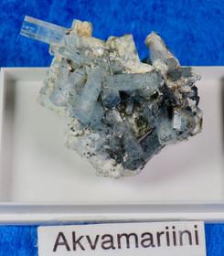 Akvamariini ja musta turmaliini kidesykerö 24g ak132 Namibia