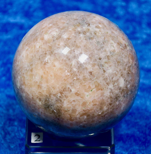 Kivipallo marmori 50mm oranssi-harmaa 250g nro2